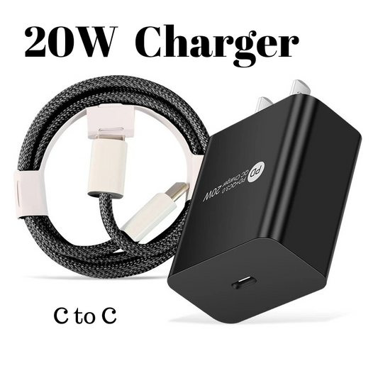 Powerful 20W USB-C Fast Charger